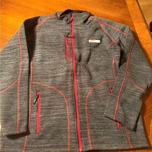 Unisex Gray and Red Jacket